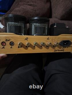 Custom Bamboo Vacuum Tube Valve Point To Point Integrated Speaker Amplifier Amp