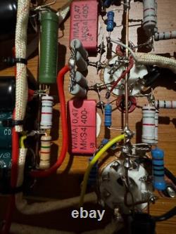 Custom Bamboo Vacuum Tube Valve Point To Point Integrated Speaker Amplifier Amp
