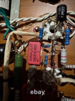 Custom Bamboo Vacuum Tube Valve Point To Point Integrated Speaker Amplifier Amp