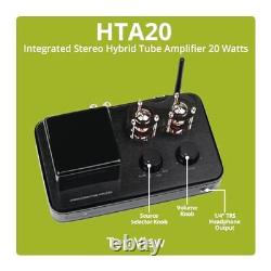 Dayton Audio HTA20 Integrated Stereo Hybrid Hi-Fi Vacuum Tube Class A/B Ampli