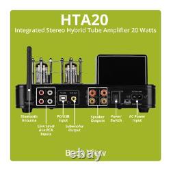 Dayton Audio HTA20 Integrated Stereo Hybrid Hi-Fi Vacuum Tube Class A/B Ampli