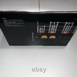 Dayton HTA100 Integrated Stereo Hybrid Tube Amplifier 100 Watts Bluetooth 5.0
