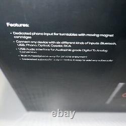 Dayton HTA100 Integrated Stereo Hybrid Tube Amplifier 100 Watts Bluetooth 5.0