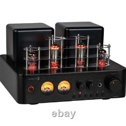 Dayton HTA100 Integrated Stereo Hybrid Tube Amplifier 100 Watts Bluetooth 5.0