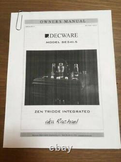 Decware Model SE341.5 Zen Triode Integrated Stereo Tube Amplifier