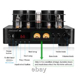 Douk Audio Hybrid Stereo Tube Integrated Amplifier with Bluetooth USB COAX OPT