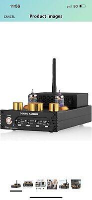Douk Audio X1 Bluetooth Vacuum Tube Amplifier for Turntables As-is