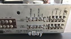 Dynaco SCA35 Integrated Tube Stereo Amplifier Nice Working Condition