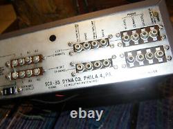 Dynakit Dynaco SCA-35 Stereo Tube Integrated Amp 4 parts / repair no transformer