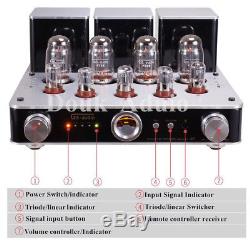 EL34/KT88 Vacuum Tube Power Amplifier Stereo HiFi Headphone Remote Amp 45W2