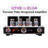 El34 R8 Vacuum Tube Integrated Amplifier Stereo Hifi 2.0 Headphone Poweramp 220v