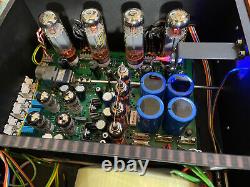 Edgar Integrated Valve Amplifier Art Deco Front Recently Serviced/Upgraded