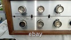 Eico 2080 Stereo Integrated Amplifier 7591A Tubes 80 Watts Tested & Works Great