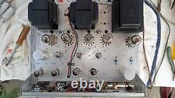 Eico 2080 Stereo Integrated Amplifier 7591A Tubes 80 Watts Tested & Works Great