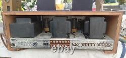 Eico 2080 Stereo Integrated Amplifier 7591A Tubes 80 Watts Tested & Works Great