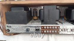 Eico 2080 Stereo Integrated Amplifier 7591A Tubes 80 Watts Tested & Works Great
