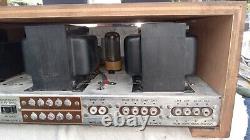 Eico 2080 Stereo Integrated Amplifier 7591A Tubes 80 Watts Tested & Works Great