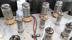 Eico 2080 Stereo Integrated Amplifier 7591A Tubes 80 Watts Tested & Works Great