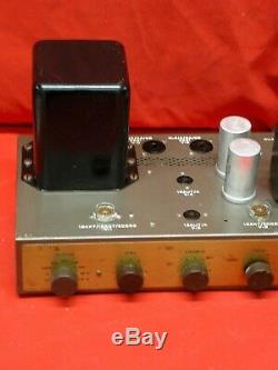 Eico HF-20 6L6 12AX7 5U4 Tube Integrated Amplifier