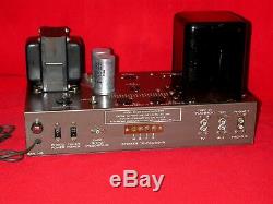 Eico HF-20 6L6 12AX7 5U4 Tube Integrated Amplifier