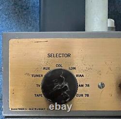 Eico HF-20 Mono Integrated Hifi Audio 6L6GC Tube 20-Watt Power Amplifier 1958