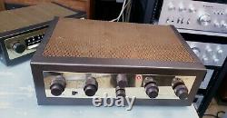 Eico HF-81 EL84 Integrated Stereo Tube Amplifier with HFT-90 Tuner SEE DEMO