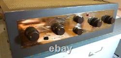 Eico HF 81 integrated tube amplifier EL84 US restored, upgraded vintage, stereo