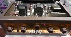 Eico HF 81 integrated tube amplifier EL84 US restored, upgraded vintage, stereo