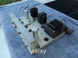 Eico Model 2050 Stereo Integrated 7591 Tube Amplifier Transformers Shown Good