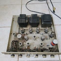 Eico ST-70 Model Stereo Integrated Tube Amp Amplifier, For parts/repair