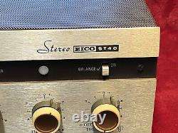Eico St 40, Recapped, Bench Tested, Very Clean, Less Op, And Rect. Tubes