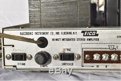 Eico Stereo Integrated Tube Amp Model ST-40