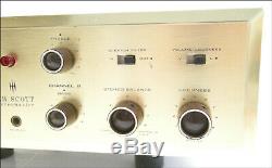 Exceptional Scott 222C Tube Amplifier, Less Than 10 hours, All Original Tubes