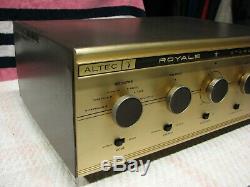 Extremely RARE Altec Royale 353B Stereo Tube Integrated Amp. 6L6GC(4) 12AX7A(5)