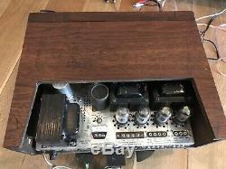 FISHER KX-200 TUBE Integrated Amplifier With FISHER KM-60 FM MULTIPLEX TUNER