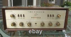 FISHER X-202-B Integrated 7591 Tube Amp restored, walnut cabinet