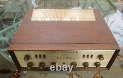 FISHER X-202-B Integrated 7591 Tube Amp restored, walnut cabinet