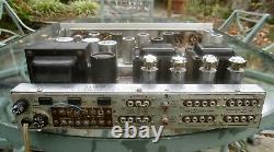 FISHER X-202-B Integrated 7591 Tube Amp restored, walnut cabinet