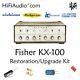 Fisher Kx100 Amplifier Tube Restoration Repair Service Rebuild Kit Fix Capacitor