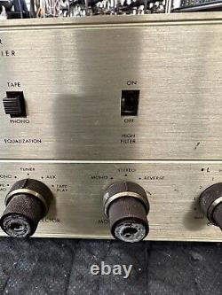 Fisher KX-100 Vintage Tube Integrated Amplifier (As-Is for Parts or Repair)