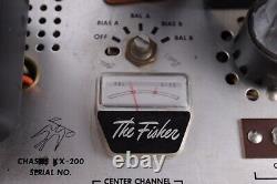 Fisher Model KX-200 Stereo Amplifier== Nice Original with Telefunkens