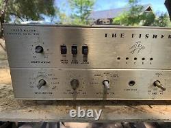 Fisher X202b Integrated Amplifier Tube Amp 7591 12AX7 For Parts