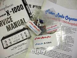 Fisher X-1000 X1000 Vacuum Tube Integrated Amplifier Resto-Pak Restoration Kit