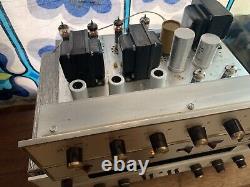 Fisher X-100-A Integrated Amplifier Tube Amperex 7189 12AX7 Working