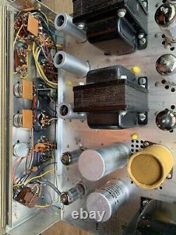 Fisher X-100-A Integrated Amplifier Tube Amperex 7189 12AX7 Working