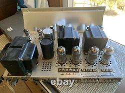 Fisher X-100-B Tube Stereo Integrated Amplifier 7868 12AX7 Works Clean