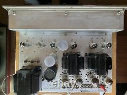 Fisher X-100-C Tube Stereo Integrated Amplifier 7868 12AX7 Works Great Clean