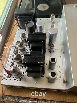 Fisher X-100-C Tube Stereo Integrated Amplifier 7868 12AX7 Works Great Clean