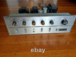 Fisher X-100-C Tube Stereo Integrated Amplifier with Phono Works, Needs Tubes