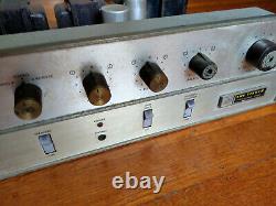 Fisher X-100-C Tube Stereo Integrated Amplifier with Phono Works, Needs Tubes